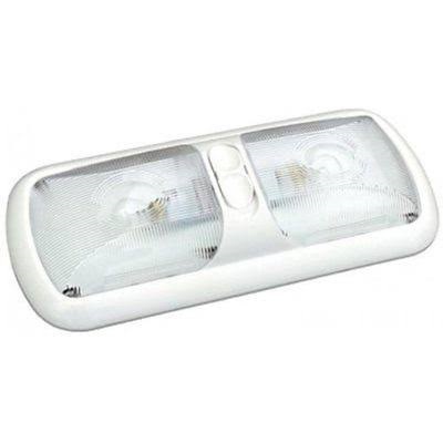 Thin-Lite Model 312-1 Double Incandescent Light Fixture with Clear Lens